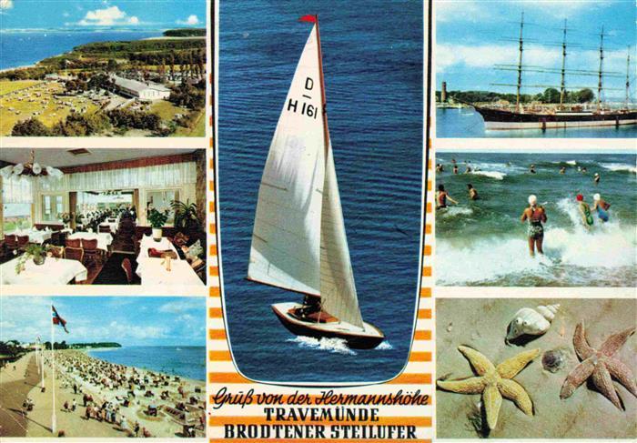 TRAVEMueNDE Ostseebad Hermannshoehe Brodtener Steilufer Restaurant Uferpromenade
