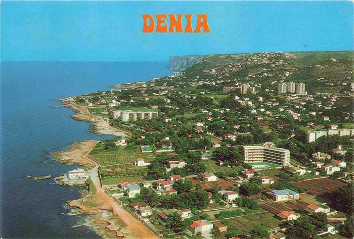 Denia Costa Blanca ES Vista aérea de la costa