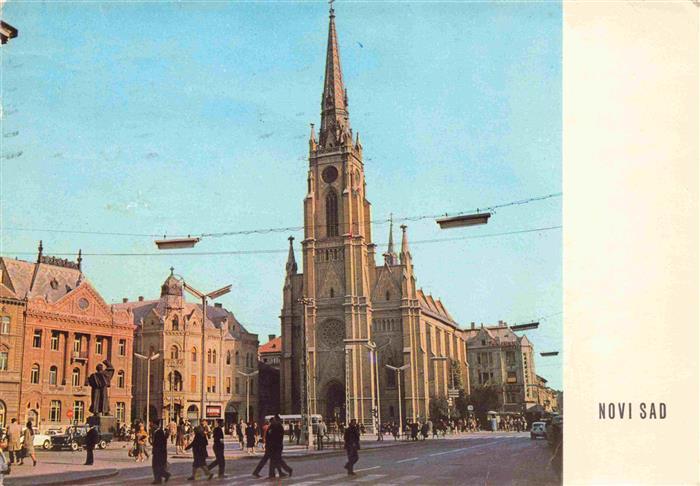 Novi Sad Novoy Sada Ujvidek Serbija Stadtzentrum Kirche