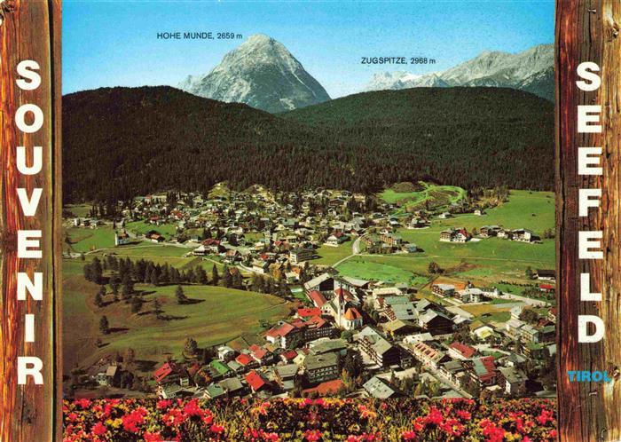Seefeld Tirol Panorama Hohe Munde Zugspitze