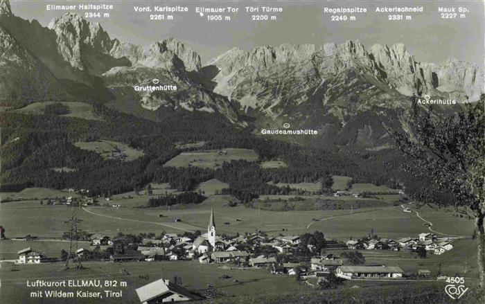 Ellmau Elmau Tirol AT mit Wildem Kaiser