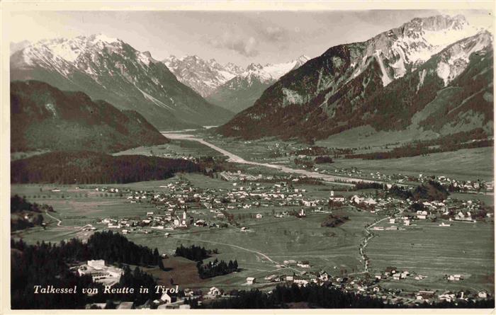 Reutte Tirol AT Talkessel Panorama
