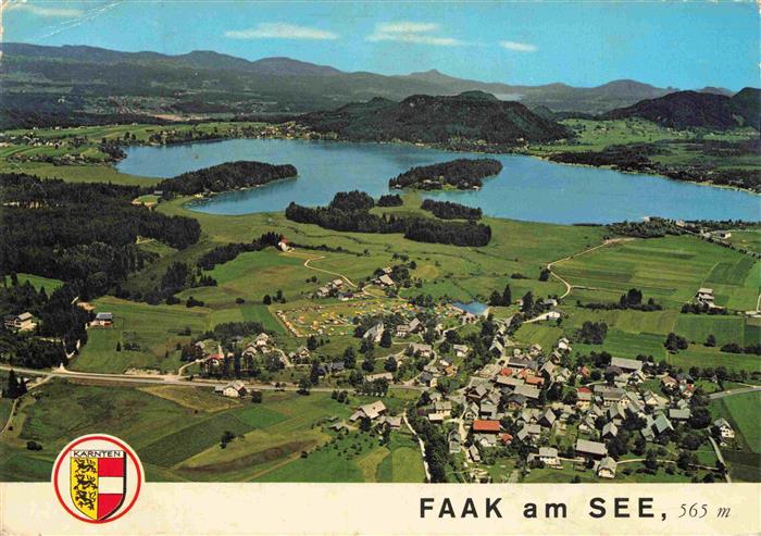 Faak am See Finkenstein Fliegeraufnahme