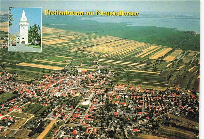 Breitenbrunn Burgenland Kirche Fliegeraufnahme