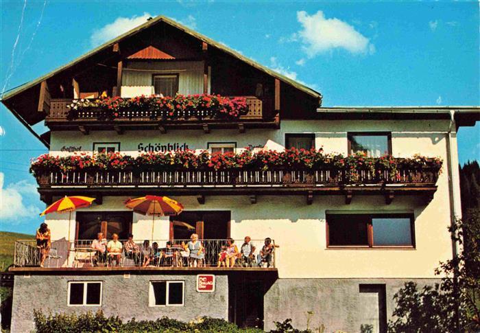 Russbach Pass Gschuett Salzburg AT Gasthaus Pension Schoenblick Sonnenterrasse