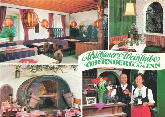 Obernberg  Inn AT Wachauer Weinstube Gastraeume Theke