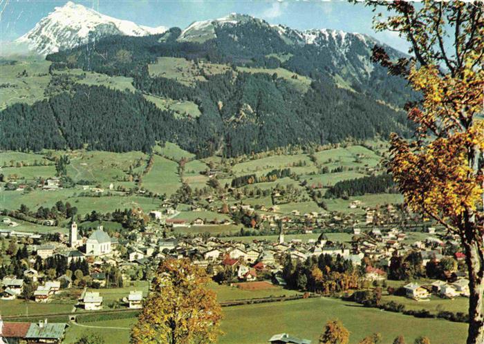 Kitzbuehel Tirol AT mit Kitzbueheler Horn