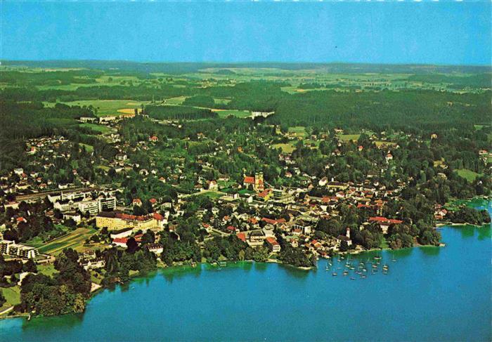 Tutzing Starnberger See Fliegeraufnahme