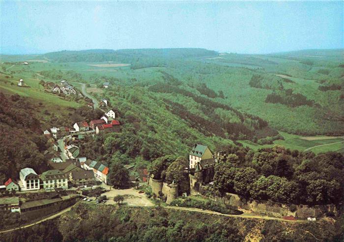 Kirn Nahe Schloss Dhaun Fliegeraufnahme