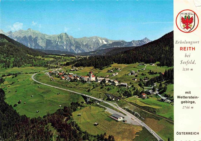Reith Seefeld Tirol AT An der Zirlerbergstrasse Fliegeraufnahme