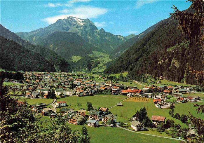 Mayrhofen Zillertal Tirol AT mit Gruenberg