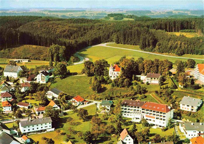 Groenenbach Bad Kneippsanatorium Dr Krautheim am Schlossberg Fliegeraufnahme