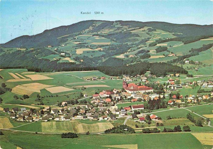 St Peter Schwarzwald Fliegeraufnahme mit Kandelblick