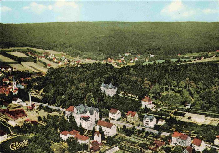 Bad Soden-Salmuenster Kurheim St Vinzenz Fliegeraufnahme