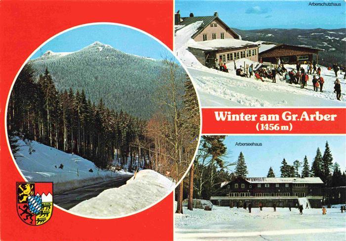 Arber-Schutzhuette Bayerisch Eisenstein Arberseehaus Panorama