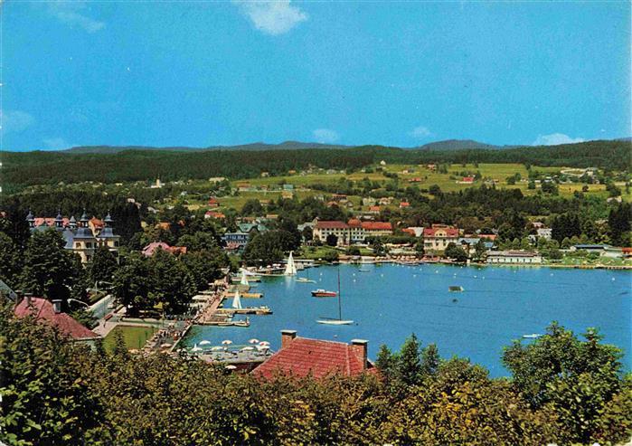Velden Woerthersee AT Fliegeraufnahme