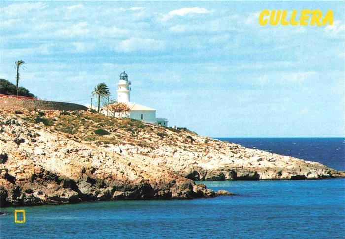 Cullera Valenciana ES Panorama mit Leuchtturm