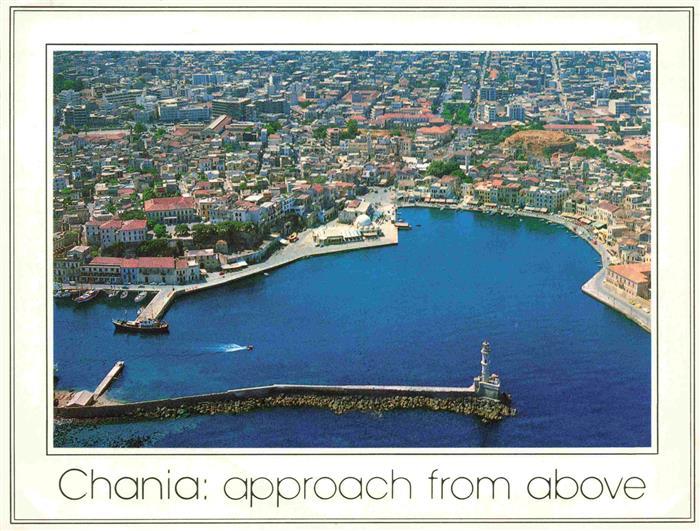 Chania Insel Kreta Greece Fliegeraufnahme