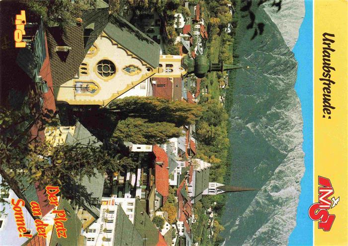 Imst Tirol AT Panorama mit Kirchen