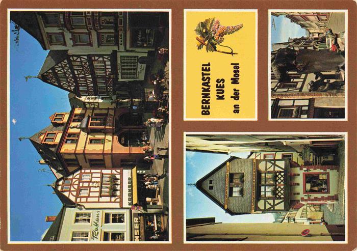 BERNKASTEL-KUES Berncastel Mittelfraenkische Fachwerkhaeuser
