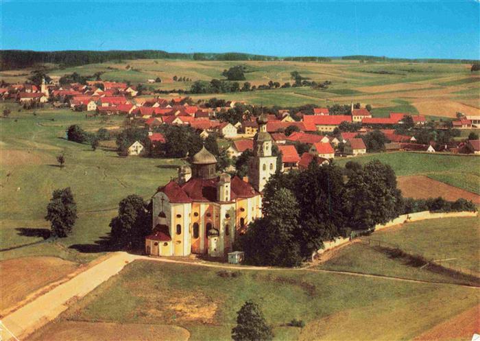 Sielenbach Kirche Maria Birnbaum Fliegeraufnahme