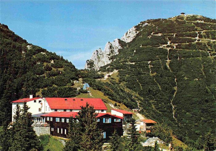 Walchensee Kochel See Bayern Berggasthaus am Herzogstand
