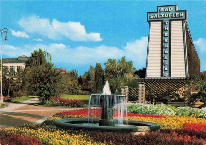 BAD SALZUFLEN Thermalbad Saline Rosengarten