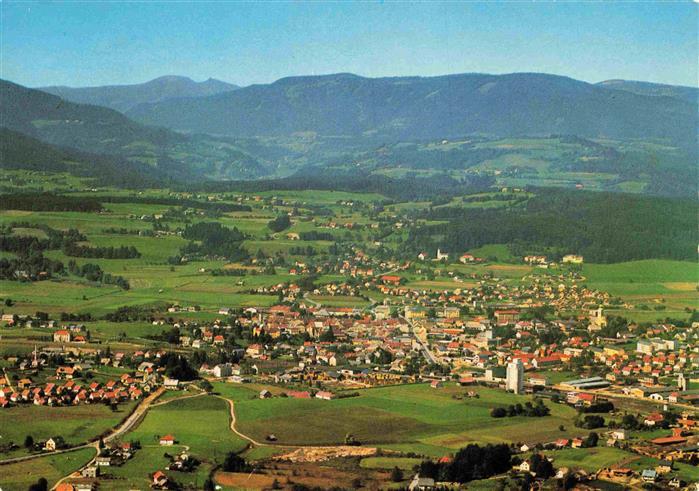 Feldkirchen Kaernten Fliegeraufnahme