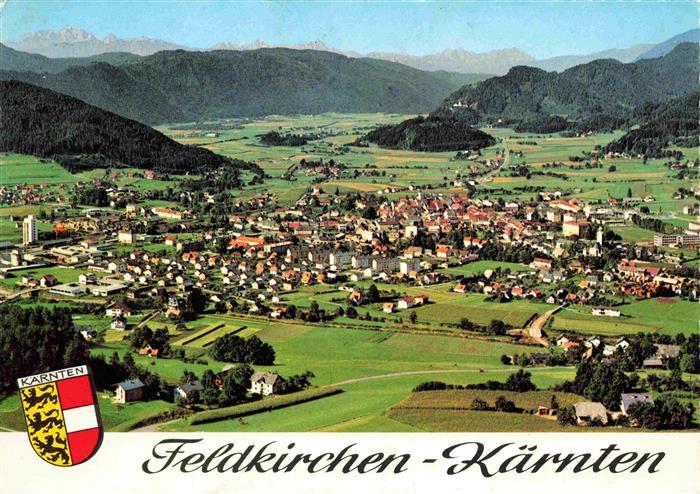 Feldkirchen Kaernten Fliegeraufnahme