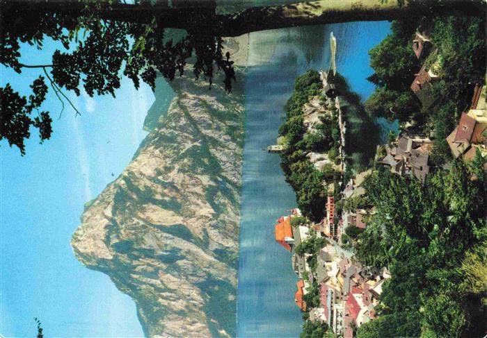 Traunkirchen AT am Traunsee mit Traunstein