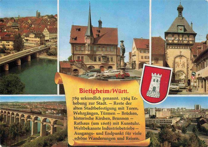 Bietigheim-Bissingen Bruecke Viadukt Rathaus Stadttor