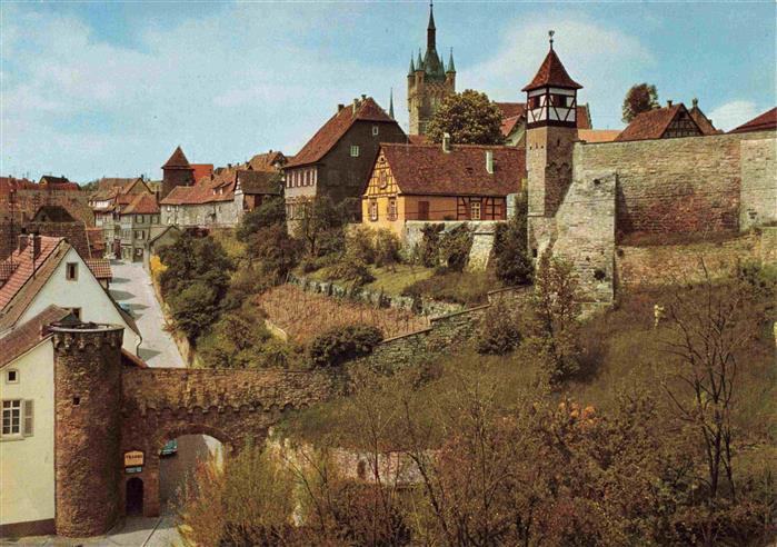 Bad Wimpfen Neckar Unteres Stadttor und Hauptstrasse