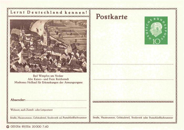 Bad Wimpfen Neckar Ortsansicht