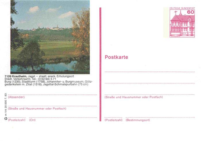 Krautheim Jagst Panorama mit Burg
