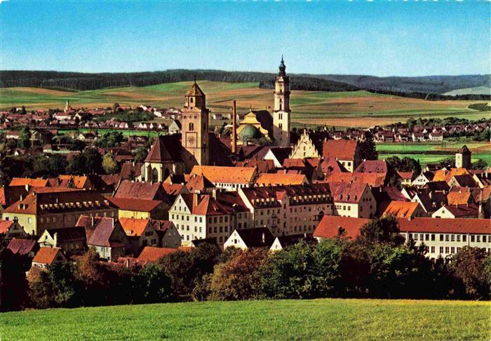 Donauwoerth Bayern an der Romantischen Strasse Panorama