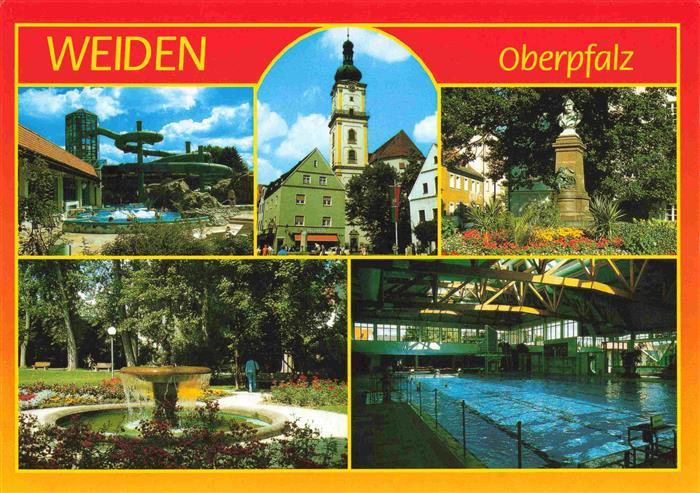 Weiden Oberpfalz Schwimmbad Kirche Park Denkmal Hallenbad