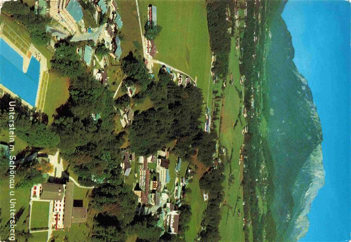 Unterstein Schoenau Berchtesgaden Fliegeraufnahme mit Untersberg