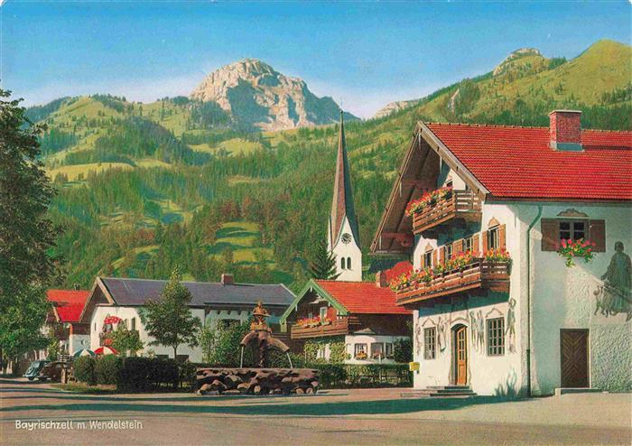 Bayrischzell Bayrisch Zell mit Wendelstein