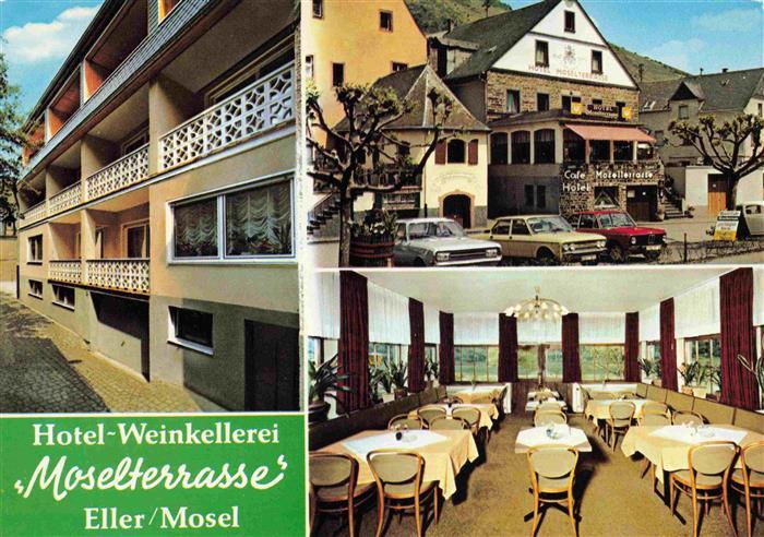 Eller Mosel Hotel Weinkellerei Moselterrasse Gastraum