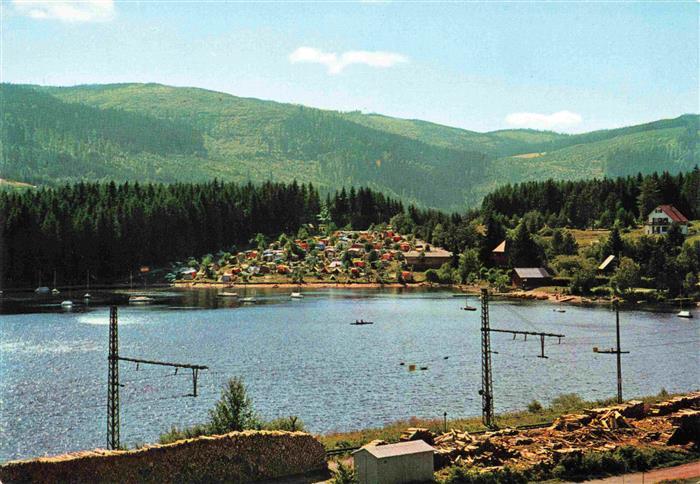 Schluchsee Panorama mit Campingplatz