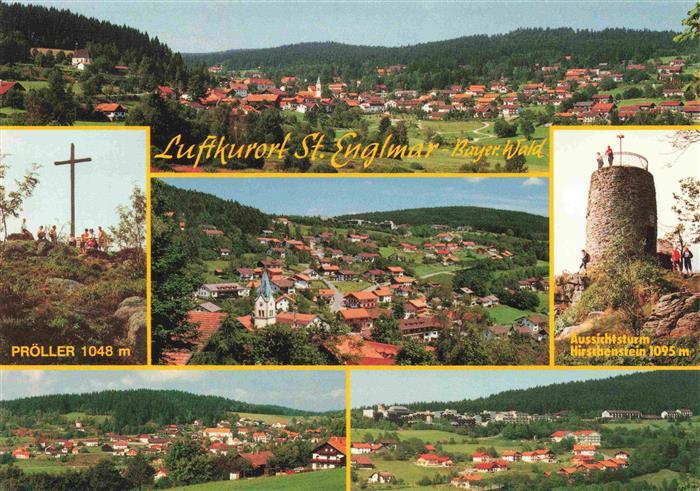 Sankt Englmar Panorama Proeller Aussichtsturm Hirschenstein