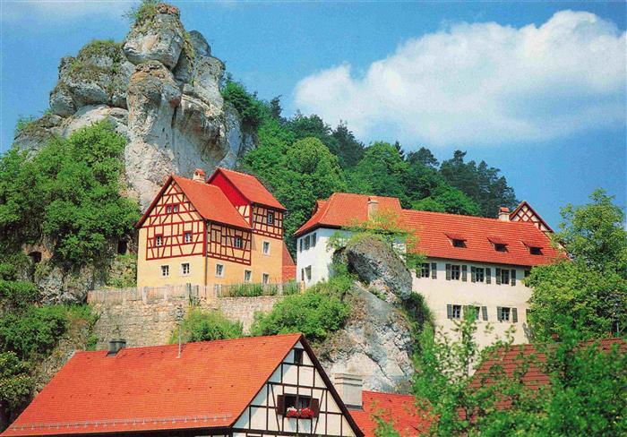 Tuechersfeld Blick auf das Fraenkische Schweiz Museum