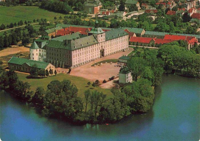 Schleswig Schlei Erfde Schleswig-Holstein Schloss Gottorf mit Burgsee Fliegerauf