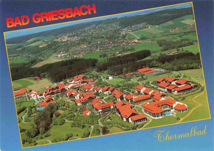 Bad Griesbach Rottal Fliegeraufnahme mit Kurgebiet