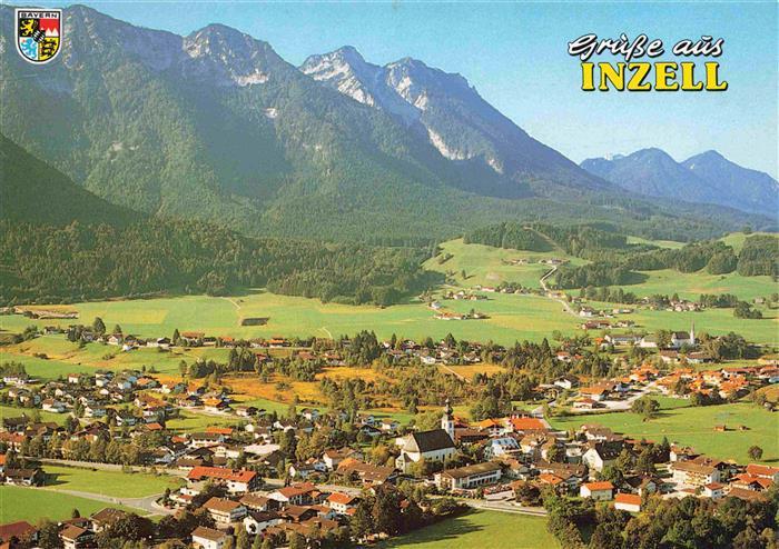 Inzell Traunstein Bayern Fliegeraufnahme