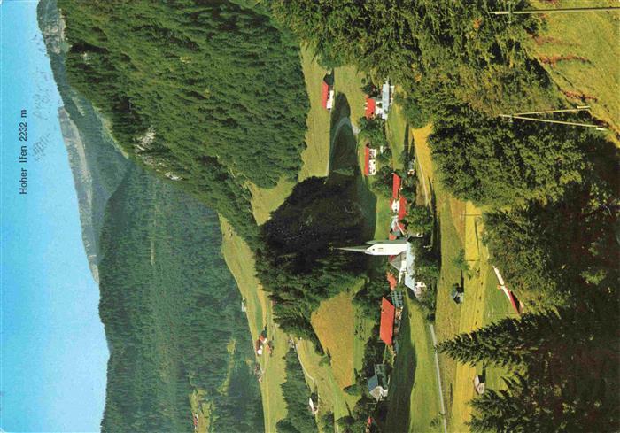 Tiefenbach Oberstdorf Fliegeraufnahme mit Hohem Ifen
