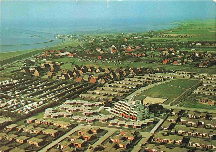 Norddeich Norden Nordseebad Fliegeraufnahme