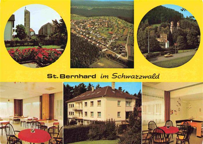 Schielberg Erholungsheim St Bernhard Fliegeraufnahme Gastraeume
