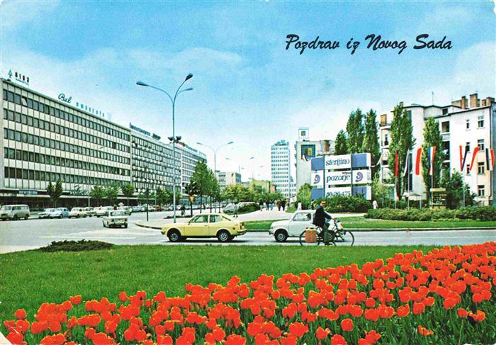 Novi Sad Novoy Sada Ujvidek Serbija Ortspartie