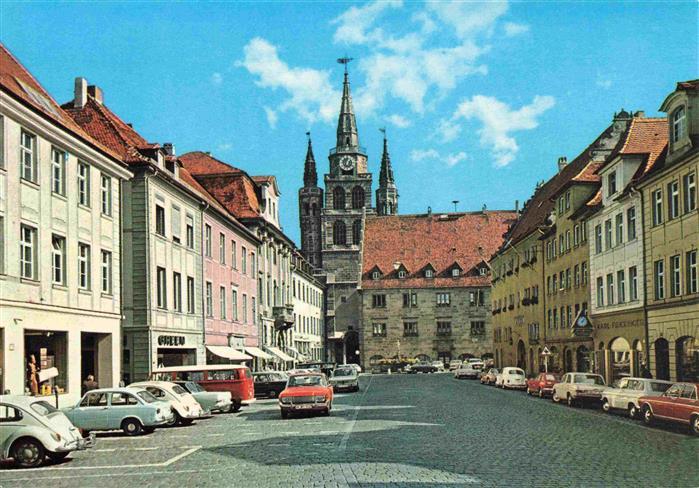 Ansbach Mittelfranken Martin Luther Platz